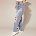 Mid-Rise Distressed Jeans For Women – Relaxed Straight-Leg Denim Pants, Hip-Hop Street Style & Comfort Fit_mkmklike.com