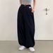 Korean Style Women's Loose Wide Leg Jeans – Pink Letter Embroidery & Retro Wash (S-L)_mkmklike.com