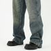Nordmann European And American Style Vintage Washed Retro Jeans For Men, Ins Trendy Brand High Street Cool Loose Straight_mkmklike.com