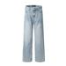 Vintage Blue Relaxed Fit Straight Leg Jeans For Men & Women – Comfortable Retro Denim Pants With Classic Wash_mkmklike.com