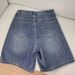 Vintage Blue High-Waisted Denim Shorts – Relaxed Fit 90s Retro Washed Mom Shorts (Unisex Sizing, S-3XL, Distressed Hem)_mkmklike.com