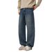 Men's Clothing Wide Leg Jeans Loose Straight American Retro Washed Casual Vibe Trousers Vintage Washed Denim Pants For Cleanfit Style_mkmklike.com
