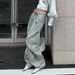 Women's Retro Distressed Ripped Jeans Loose Fit Floor Length Casual Cotton Trousers For Spring_mkmklike.com