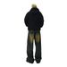 Men's Retro Distressed Washed Yellow Mud Dyed Jeans High Street American Style Loose Straight Trousers Floor Length Daddy Pants_mkmklike.com