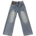 Men's American Style Jeans Suede Patchwork Loose Straight Leg Casual Pants for Cross Border Foreign Trade_mkmklike.com