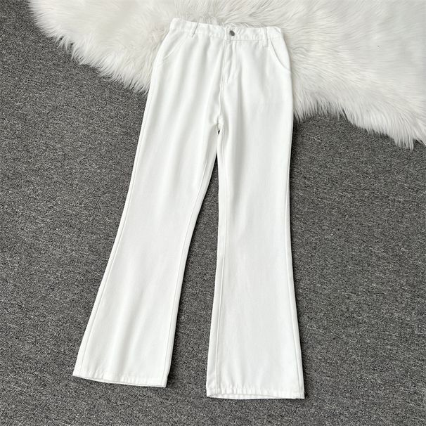 Suitable For All Seasons American Style Washed Vintage Flared Jeans For Men Spring Autumn Straight Loose High Street Vibe Long Pants_mkmklike.com