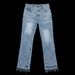 Vintage-Inspired Low-Rise Flared Jeans – Retro Washed Denim Pants With Button Fly, Polyester Blend (Sizes S-Xl, Light Blue/Black)_mkmklike.com