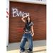 Vintage Star Embroidered Denim Jeans For Men - Relaxed Fit Straight Leg Casual Pants With Patchwork Design_mkmklike.com