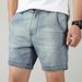 Men's Clothing 2024 New Denim Shorts Men's Summer Workwear Shorts Washed Old Straight Three Quarter Pants Men Manufacturers Wholesale_mkmklike.com