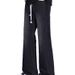 Retro American Drawstring Men's Jeans Loose Fit Trendy Fashionable Slightly Flared Wide Leg Pants Midweight Cotton Black Blue_mkmklike.com
