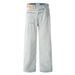 New American Style Washed Vintage Reverse-Wear Jeans For Women High-End Low-Waist Slimming Versatile Trendy Pants_mkmklike.com