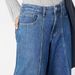 Women's Clothing Casual Wide Leg Stitching Jeans Large Size Loose_mkmklike.com
