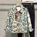 Spring Autumn Full Print Jacket Men's Korean Style Loose Fashionable Collar Trendy Men's Outerwear Slim Fit Summer Thin_mkmklike.com
