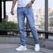 Men's Clothing Stretch Slim Jeans Golden Classic Three Colors Hot Style_mkmklike.com