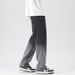 Anyang Gradual Change Jeans Men's Autumn American Retro Trendy High Street Pants Loose Wide Legs Straight Drape Trousers_mkmklike.com