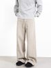 Men's Clothing Vintage Washed Cotton Straight Leg Jeans For Men And Women - Relaxed Fit, High Waist, Clean Aesthetic (Beige, S/M/L/XL)_mkmklike.com