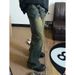 Nordmann Men's Flared Jeans Loose Straight Retro Washed Casual American High Street Trendy Brand Versatile Cool Long Pants_mkmklike.com