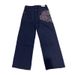Women's Clothing Plum Blossom Embroidery Pattern Wide Leg Pants Men And Women Denim_mkmklike.com