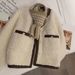 Women's Clothing Autumn And Winter Lamb Plush Coat For Women Loose Fur One Piece Small Fragrance Style Short Coat Thickened New Tops_mkmklike.com