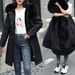 Women's Clothing winter new cotton coat women medium and long large fur collar plus velvet lining parka coat trendy_mkmklike.com