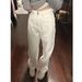 Men's High Street White Jeans - Loose Fit Straight Leg Wide Trousers For Summer, Casual & Stylish_mkmklike.com