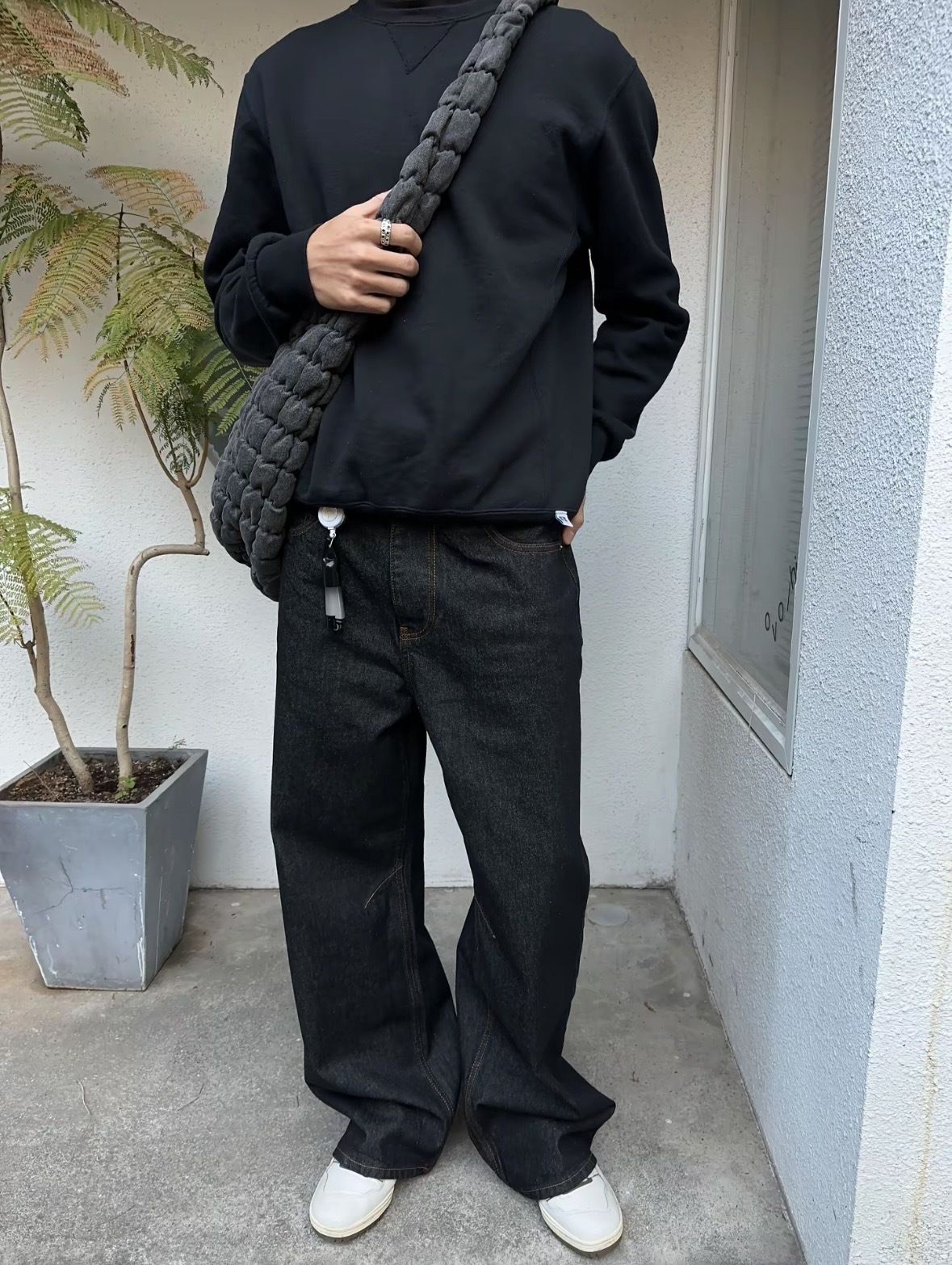 Men's Clothing Men's Raw Selvedge Denim Jeans – 14.5oz Heavyweight, Relaxed Straight Fit, Black Clean-Fit Vintage Jeans For Retro & Streetwear_mkmklike.com