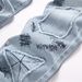 Men's Clothing Punk Style Embroidered Patchwork Flared Jeans For Streetwear Fashion, Casual Denim Pants With Unique Design, Mid Rise, Cotton Blend_mkmklike.com