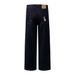 High Puppy Bone Embroidery Jeans Men's Street Fashion Brand Ins Design Loose Wide-Leg Straight Long Pants_mkmklike.com