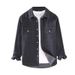 Workwear Long Sleeved Denim Shirt Men's Loose Casual Spring Autumn New Shirt Jacket Men's Fashion_mkmklike.com