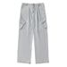 Men's Washed Distressed Work Jeans Spring Summer New Style Three-Dimensional Pockets Straight Loose Fit Long Pants_mkmklike.com