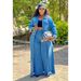 Women's Loose Denim Long Coat European American Style Button Cardigan Trench Coat Jacket With Long Sleeves For Autumn Winter_mkmklike.com