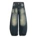 2025 Washed Vintage Jeans For Men And Women Summer New Loose Wide-Leg Pants Floor-Length Trousers_mkmklike.com