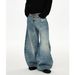 Men's Vintage Washed Jeans – Retro Airplane Button & Cat Whisker Distressed Denim Pants (S-3XL, Blue)_mkmklike.com