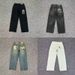 Cross-border Foreign Trade Trendy Brand Derschutze Casual Trousers With Plum Blossom Embroidery, Street Style Loose_mkmklike.com