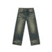 EF JEANS | 2025 New American Retro Old Water Ripple Design Stylish Straight Jeans Casual Pants_mkmklike.com
