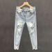 Men's Clothing Ripped jeans men's thin fashion 2024 summerstyle beggar slim light color nine-point skinny pants_mkmklike.com