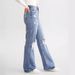 Women's Clothing Cotton Non Elastic Washed Jeans Loose Cut Versatile Women's Pants_mkmklike.com