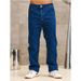 Men's Clothing Unisex Loose Straight Leg Jeans Mid Rise Casual Long Pants For Men Women Couple Outfits For Formal & Casual_mkmklike.com