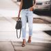 Women's Clothing Women's Ripped Non Elastic Retro Fashion Denim Trousers Women_mkmklike.com