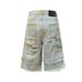 Men’s Clothing Fashion Brand High Street RO Style Shorts Washed Ripped Jeans Straight Leg Personalized Short Pants_mkmklike.com