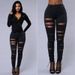 Summer 2025 New Women's Elastic Mini Jeans Slimming Ripped Style European And American Slim Fit Enhances Your Silhouette_mkmklike.com