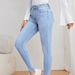 Women's Stretch Slim Fit Denim Skinny Jeans Fashionable Unique First Hand Source Clothing_mkmklike.com