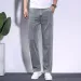 Soft Men's Lyocell Baggy Jeans Thin Summer Breathable Straight Pants Vintage Business Casual Fashion Korea Male Denim_mkmklike.com