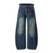 Vintage High-Waisted Carpenter Jeans – Unisex Distressed Denim With Breathable Weave (XS-XXL)_mkmklike.com