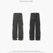 Men's Clothing Spring and Autumn functional high street drape brand cool street jeans multi pocket workwear_mkmklike.com