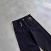 "Men's Vintage Embroidered Distressed Jeans - Loose Straight Fit Denim Pants With Retro Pattern & Avant-Garde Design For Casual Streetwear"_mkmklike.com