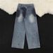 Men's Blade-Cut Destroyed Jeans – Retro High Street Deconstructed Patchwork Wide-Leg Denim Pants (Unisex Fit, M-3XL, Vintage Blue)_mkmklike.com