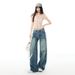 2026 Spring Low-Waist Washed Loose Straight American Retro Jeans For Women, Winter Casual Pants_mkmklike.com