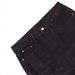 Men's Stretchy Textured Denim Shorts Black Distressed Stylish Versatile Durable Mid-Length Summer Wear_mkmklike.com
