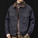 Fleece Thickened Denim Jacket Men's 2025 Winter New Warm Cotton Jacket_mkmklike.com